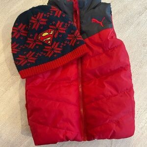 Puma Red Puffer Jacket